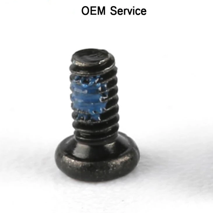 Black Zinc Cross Recessed Flat Small M1 Screw